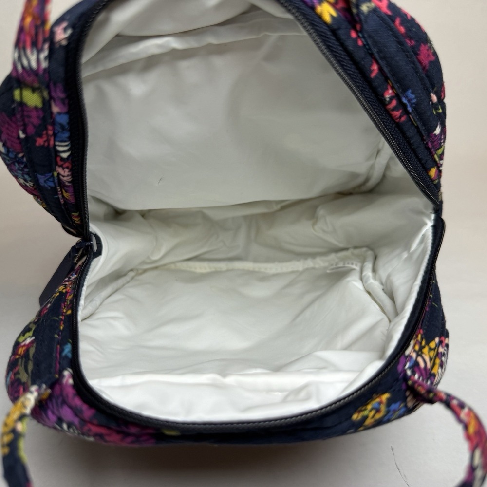 Vera Bradley Lunch Bunch Bag Insulated Lunchbox Midnight Wildflowers Floral - Picture 7 of 9